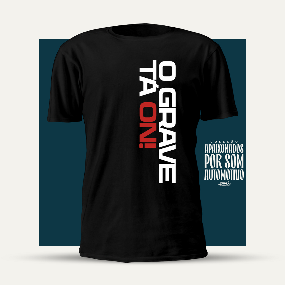 Nome do produto: Camiseta Preta #OGraveTáOn