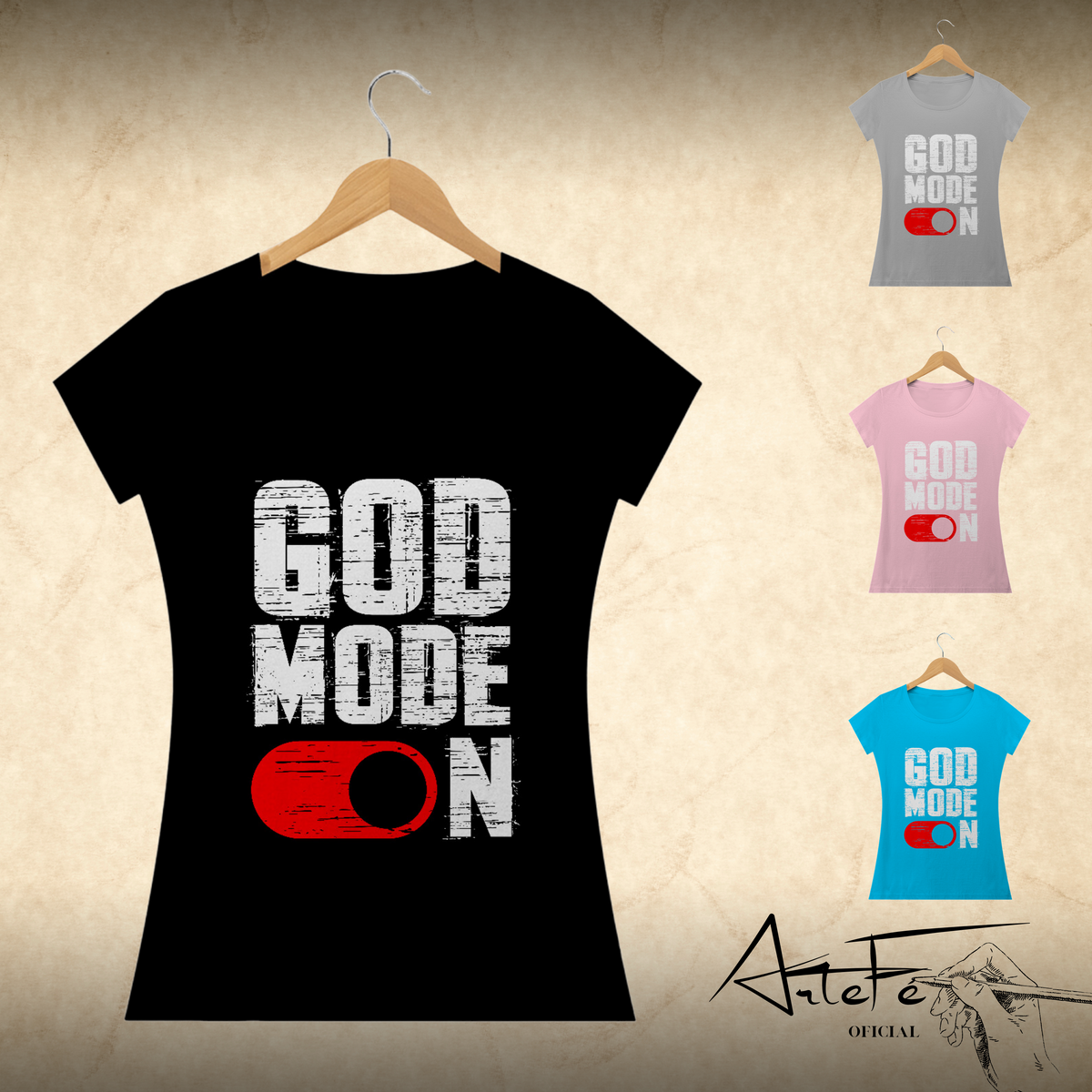 Nome do produto: God Mode ON - Feminina  