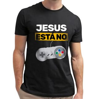 Nome do produtoCamisa Jesus está no controle - Arte Super