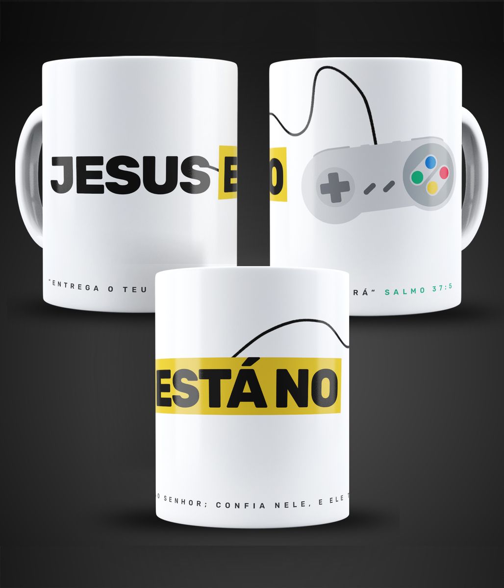 Nome do produto: Caneca Jesus está no controle