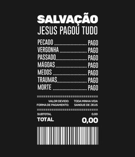 Nome do produtoCamisa Jesus pagou o preço