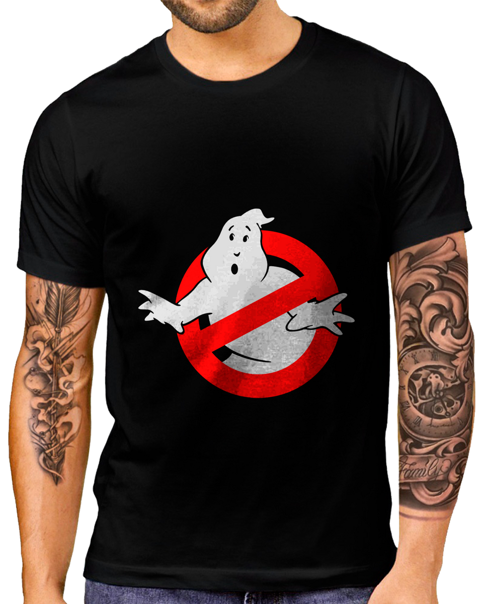 Nome do produto: T-Shirt Masculino Caça-Fantasmas