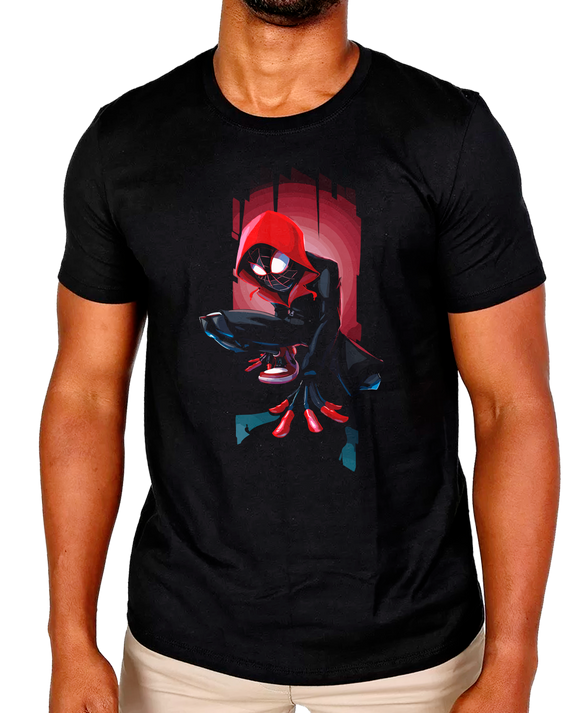 T-Shirt Masculino  Miles Morales Homem-Aranha