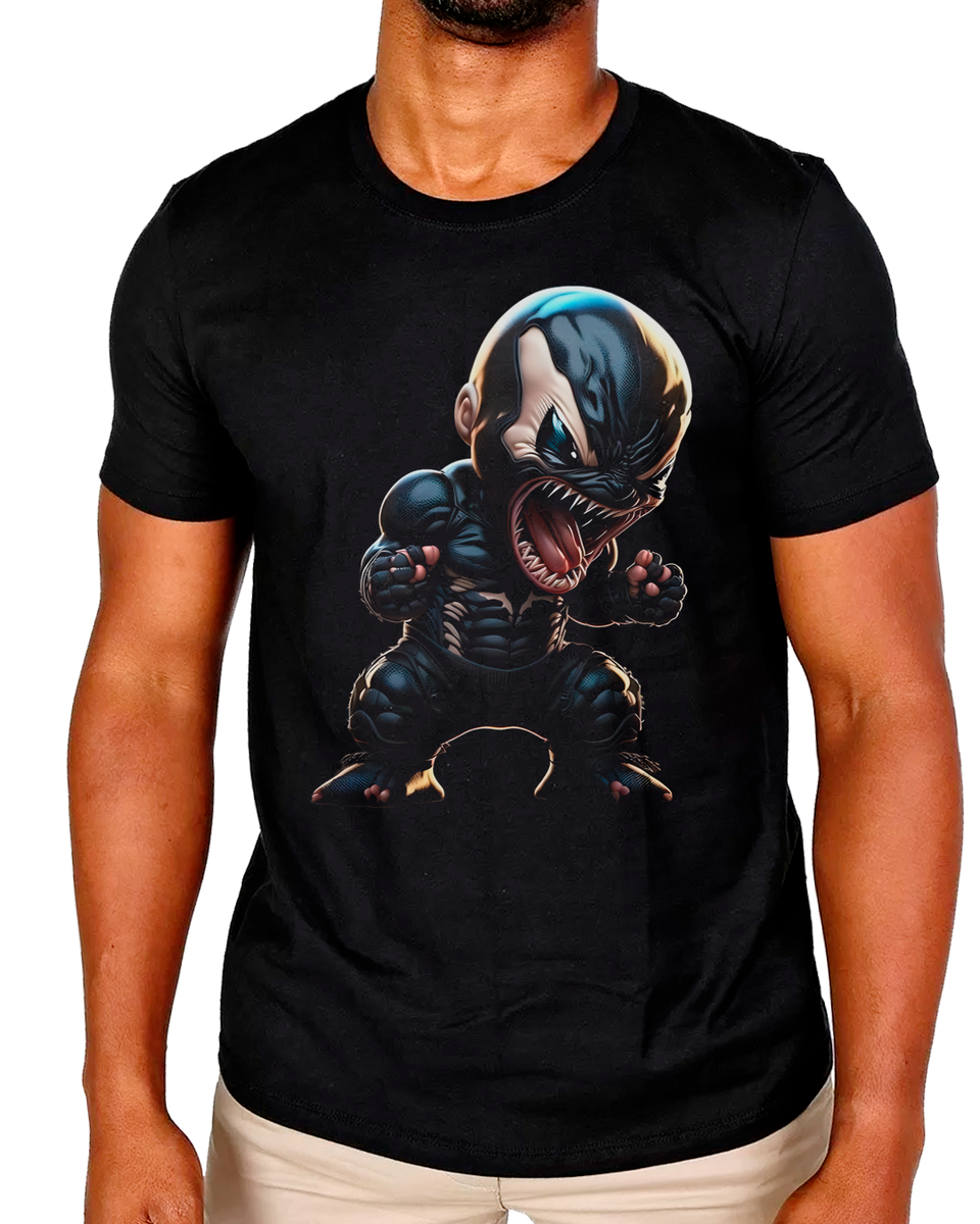 Nome do produto: T-Shirt Masculino Mini Venom