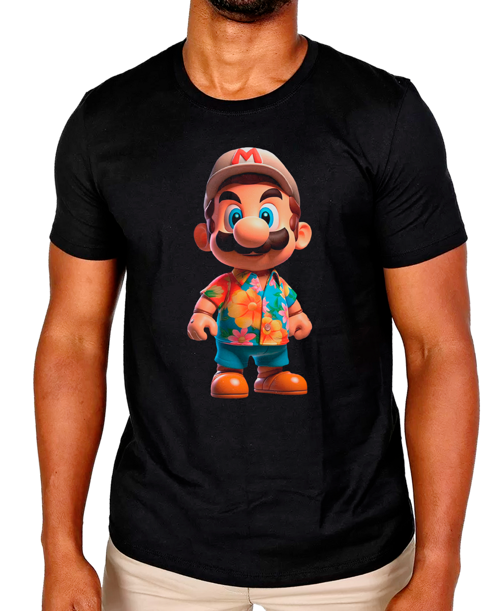 Nome do produto: T-Shirt Masculino Mario Ferias