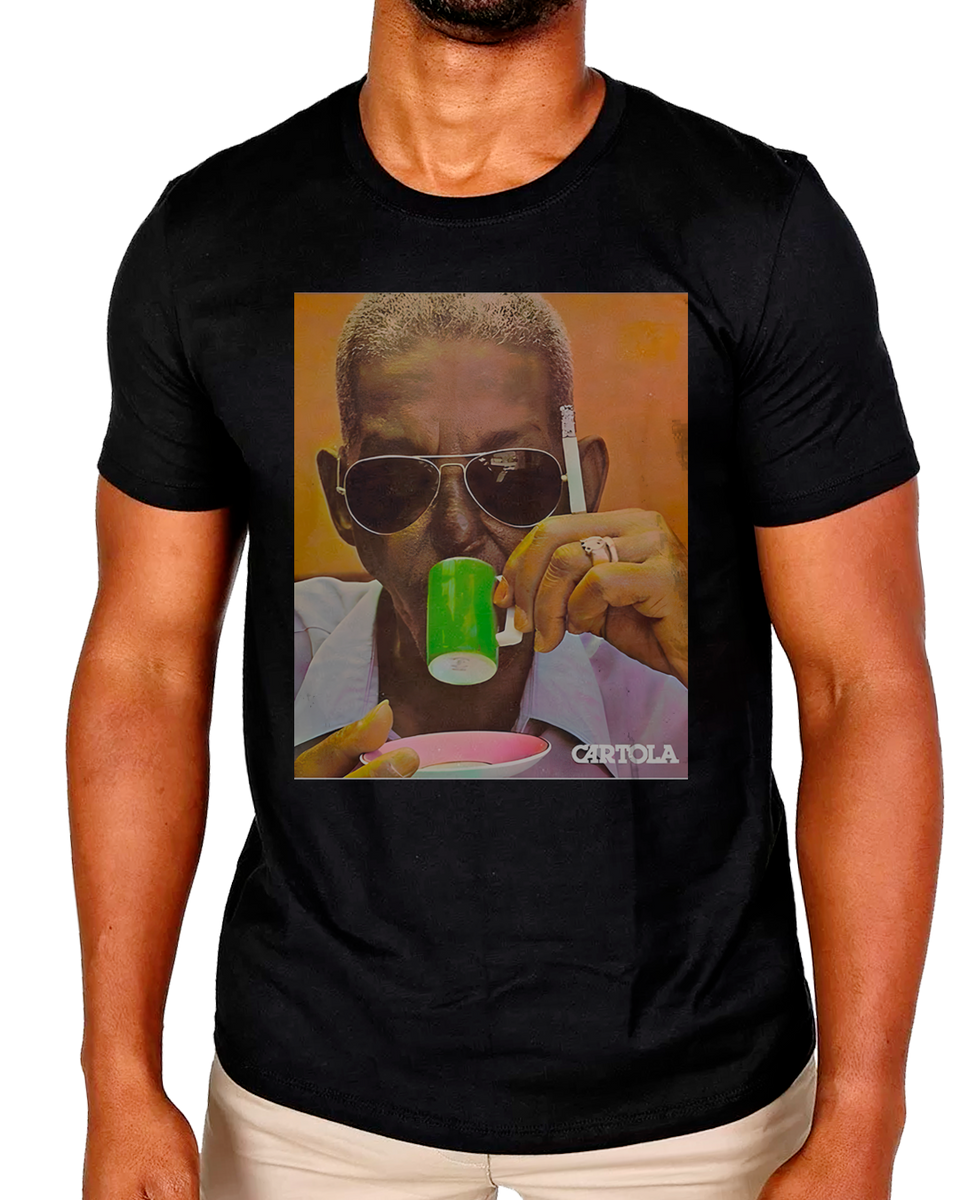 Nome do produto: T-Shirt Masculino Cartola Samba