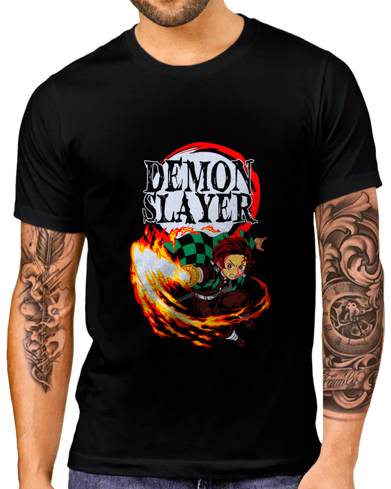 T-Shirt Masculino Demon Slayer