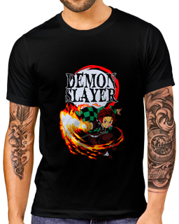 T-Shirt Masculino Demon Slayer