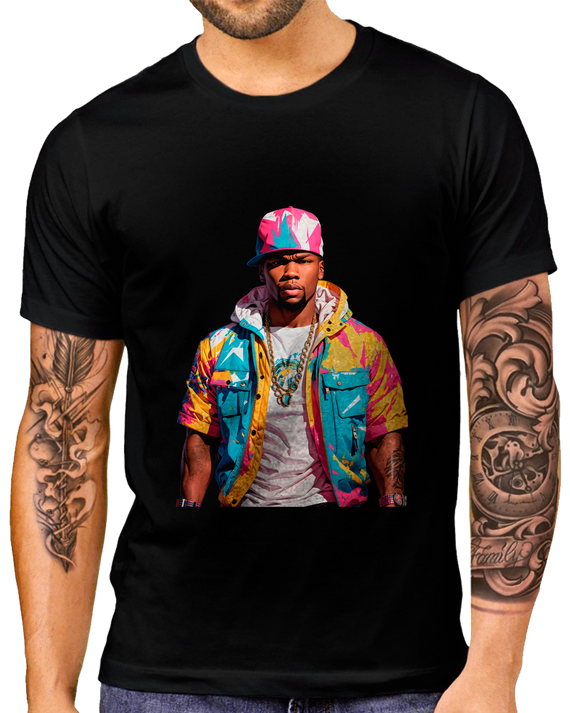 T-Shirt Masculino 50 Cent