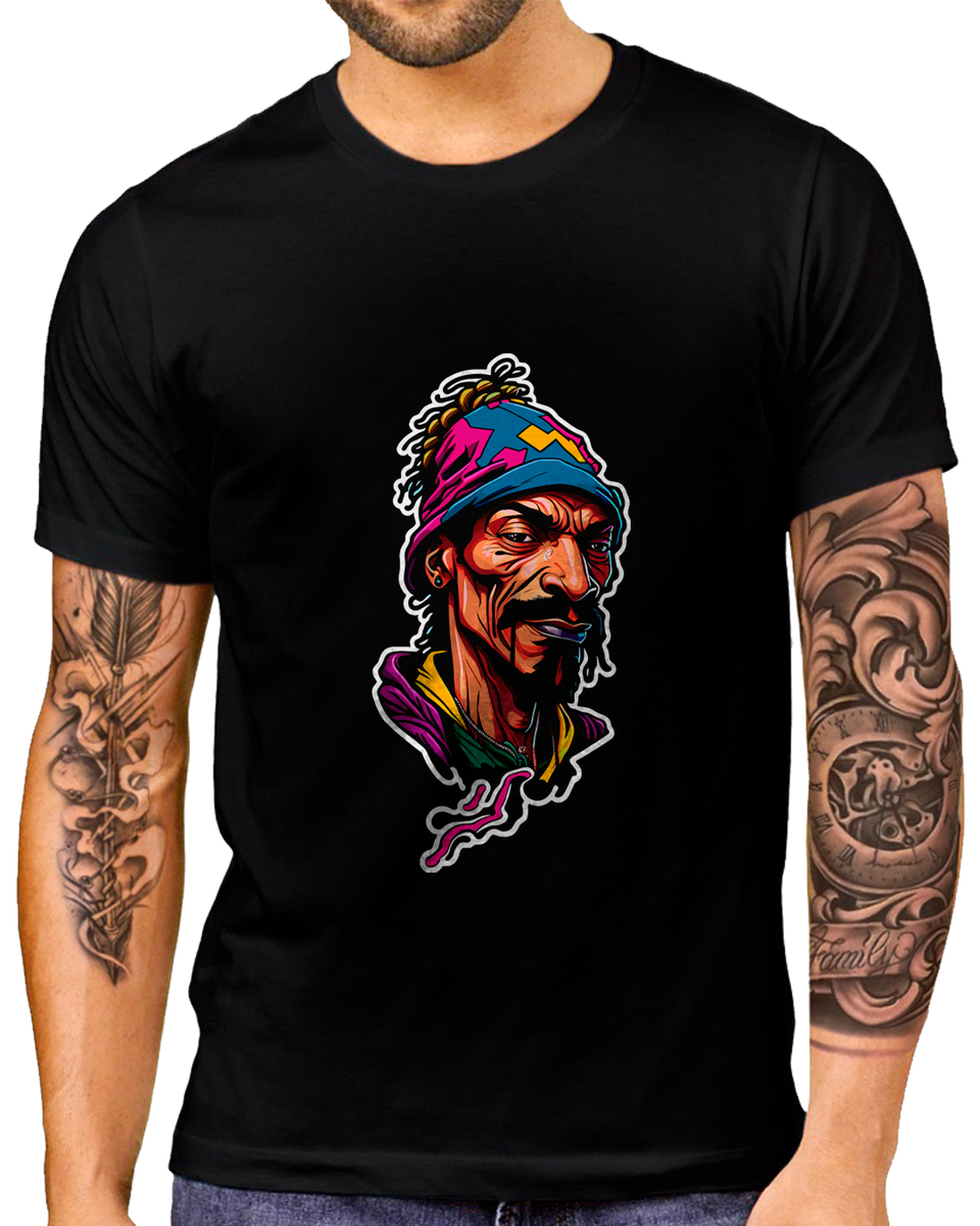 Nome do produto: T-Shirt Masculino Snoop Dogg