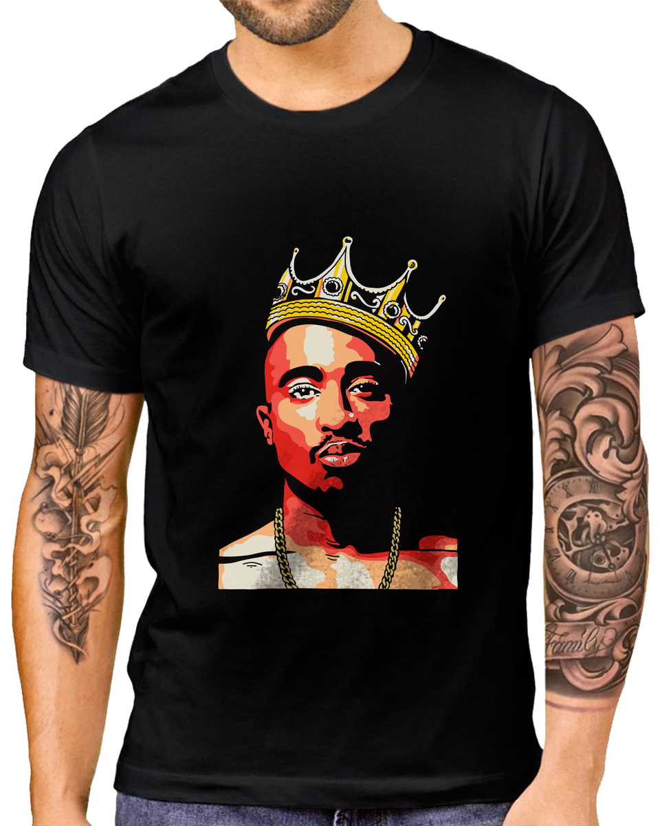 Nome do produto: T-Shirt Masculino Tupac