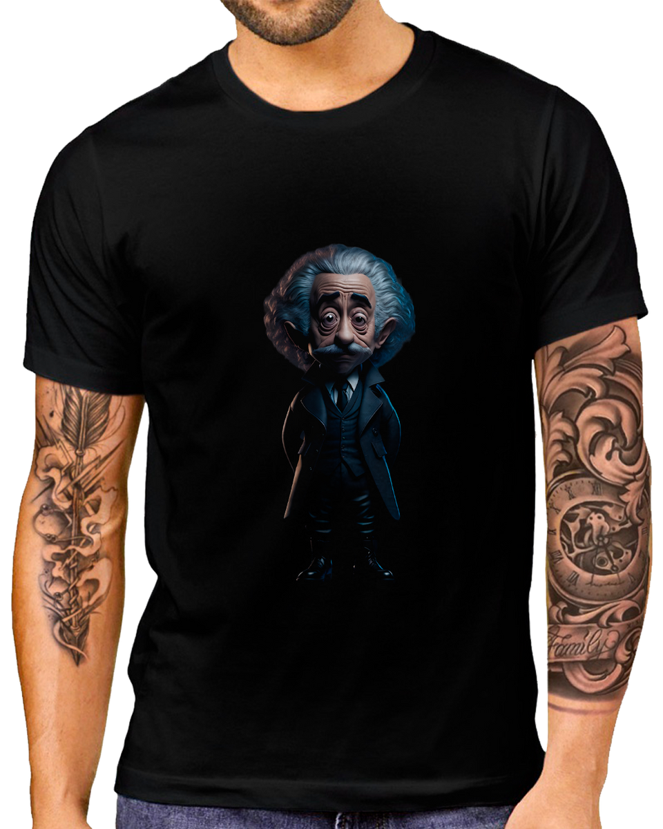Nome do produto: T-Shirt Masculino Mini Albert Einstein