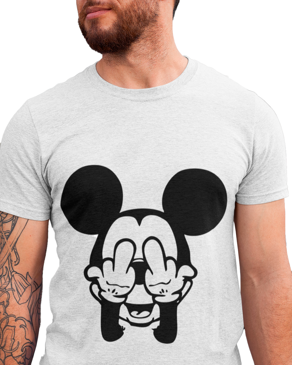 Nome do produto: T-Shirt Masculino Mickey Mouse Rebelde