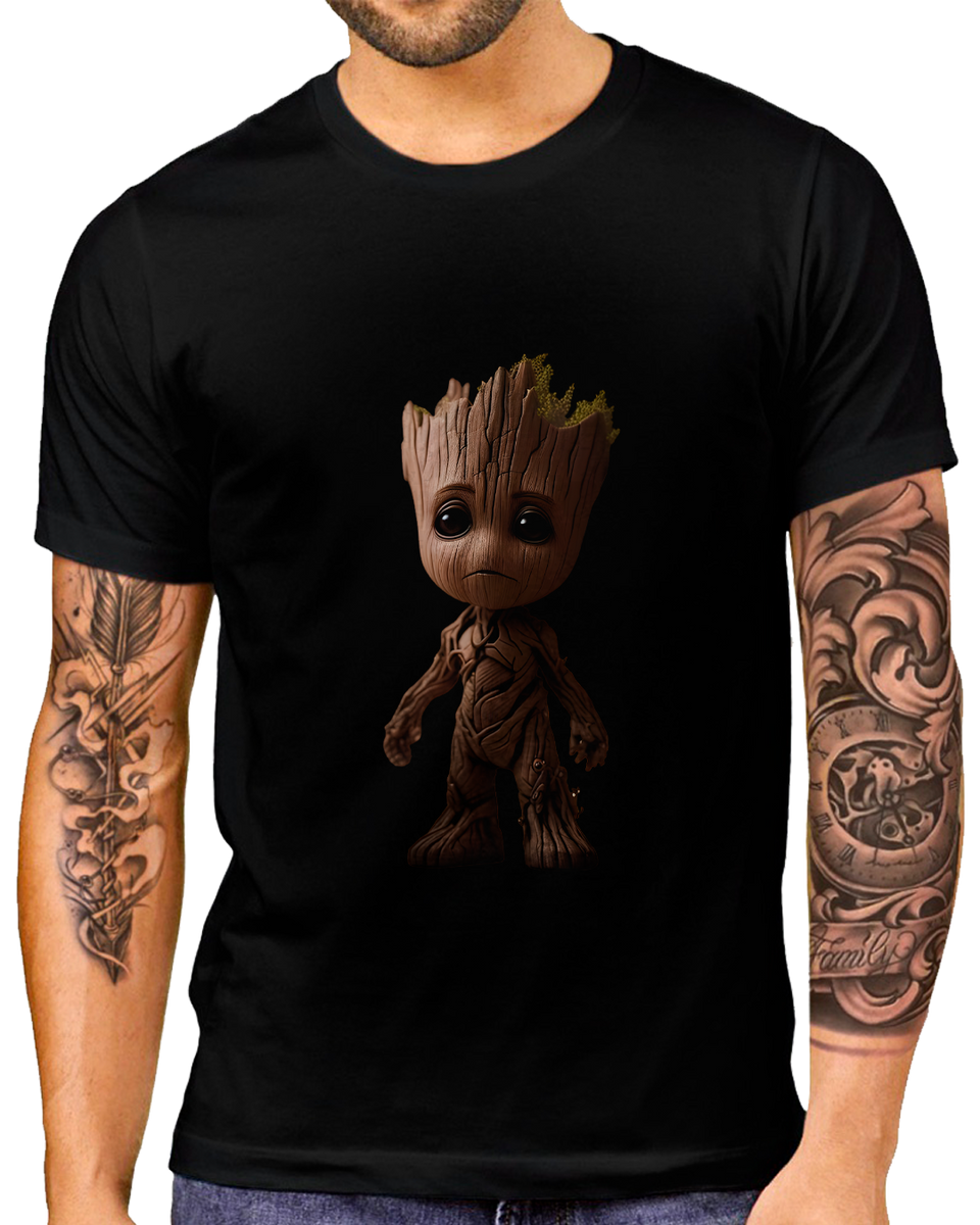 Nome do produto: T-Shirt Masculino Baby Groot