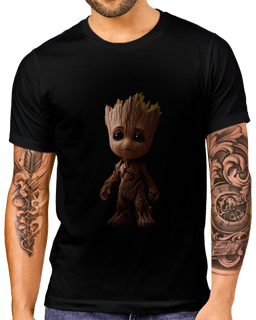 T-Shirt Masculino Baby Groot