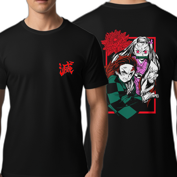 T-Shirt Masculino Demon Slayer