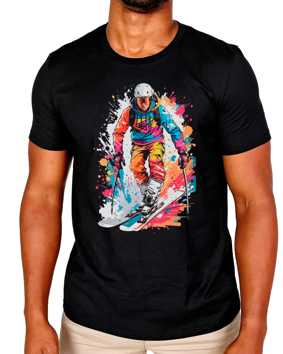 Nome do produto: T-Shirt Masculino Ski Arte