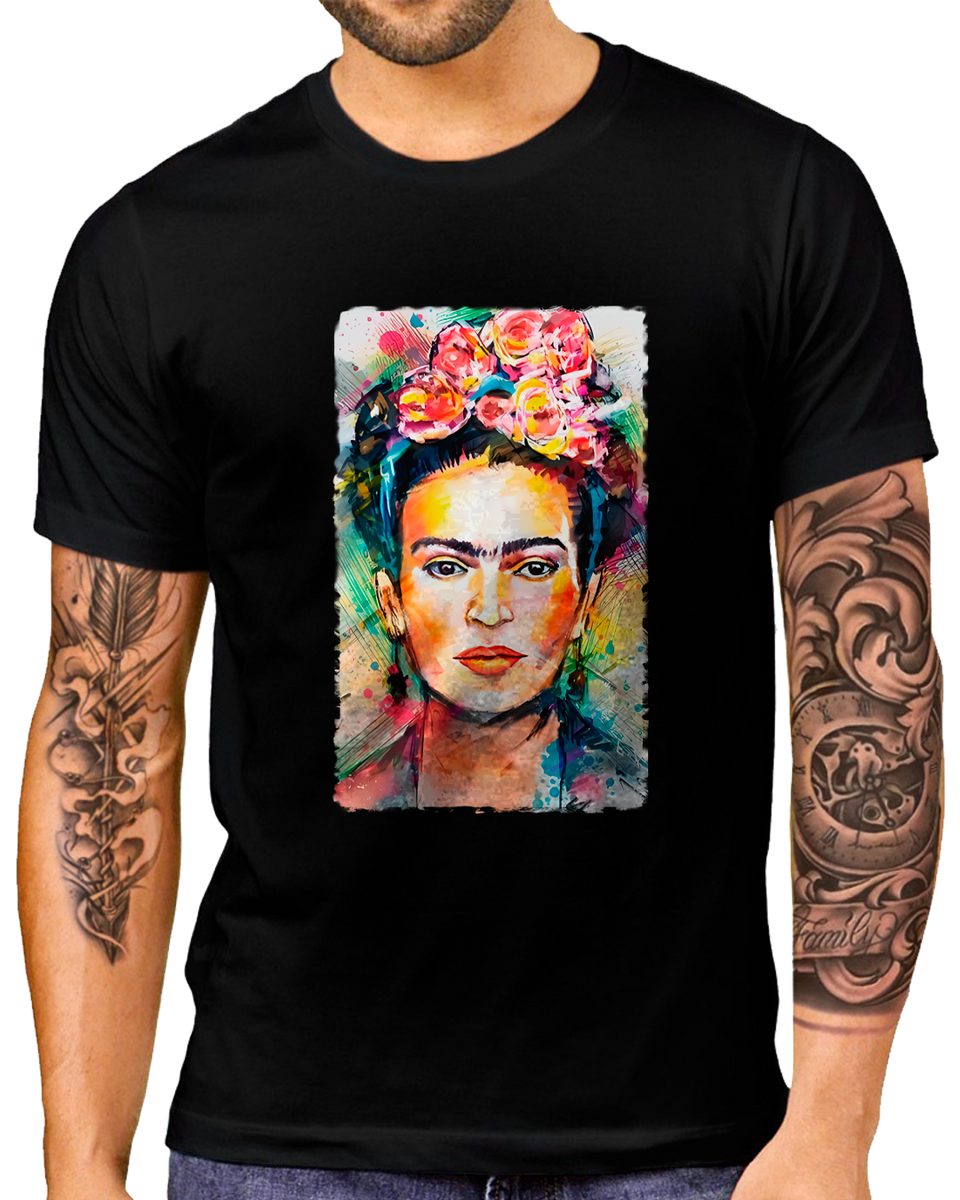 Nome do produto: T-Shirt Masculino Frida Arte
