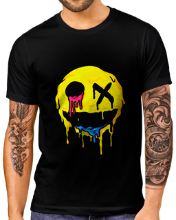 T-Shirt Masculino Emoticon Derretendo