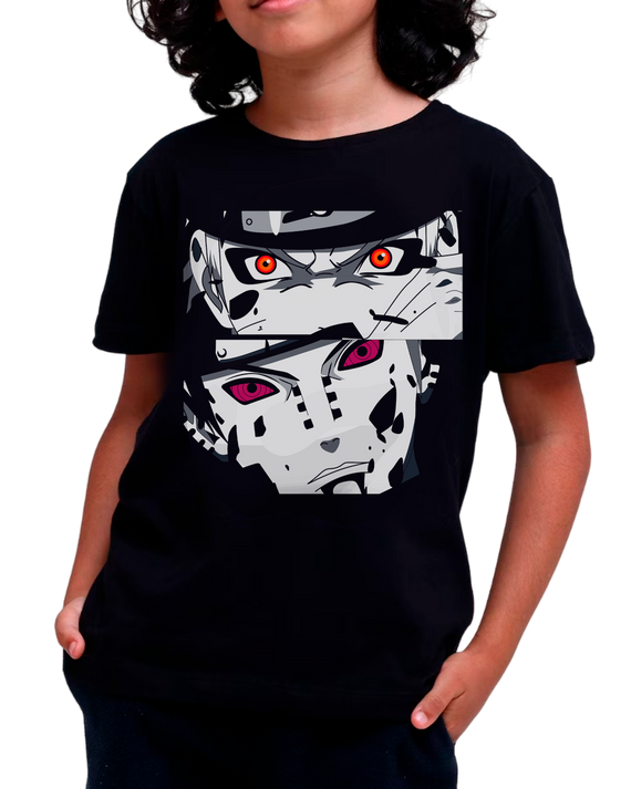 T-Shirt Intantil (10 a 14anos) Naruto e Pain