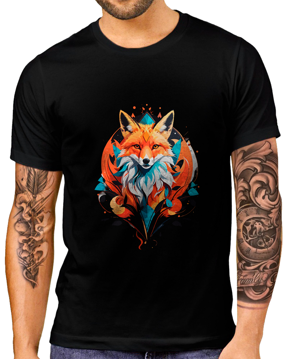 Nome do produto: T-Shirt Masculino Fox Arte