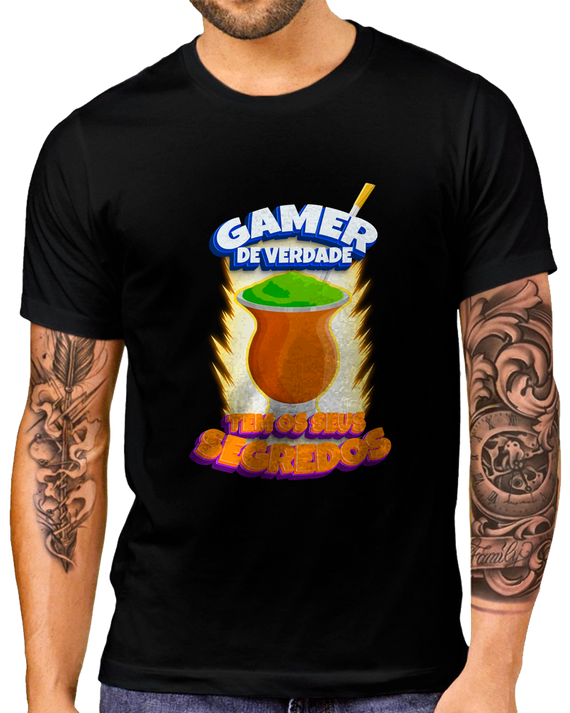 T-Shirt Masculino Gamer de Verdade