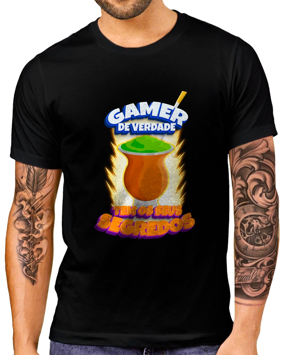 Nome do produto: T-Shirt Masculino Gamer de Verdade