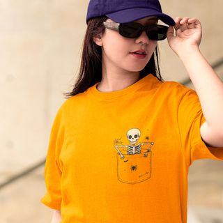 Nome do produtoCamiseta Skull: O Toque Perfeito de Rebeldia no Seu Look!