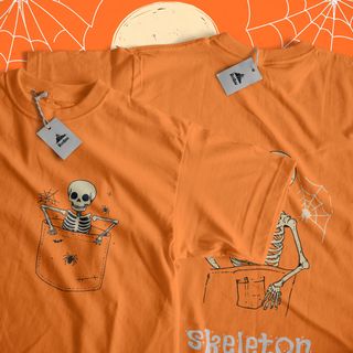 Nome do produtoCamiseta Skull: O Toque Perfeito de Rebeldia no Seu Look!