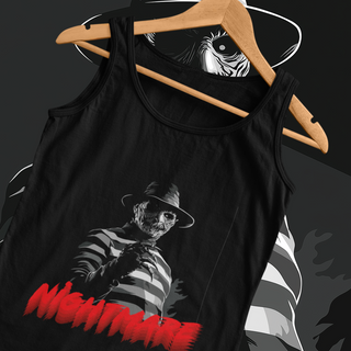 Nome do produtoRegata Freddy Krueger: O Estilo Assustador do Pesadelo