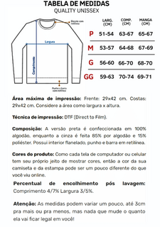 Nome do produtoMoletom Unisex Fechado Kars Frente Costas