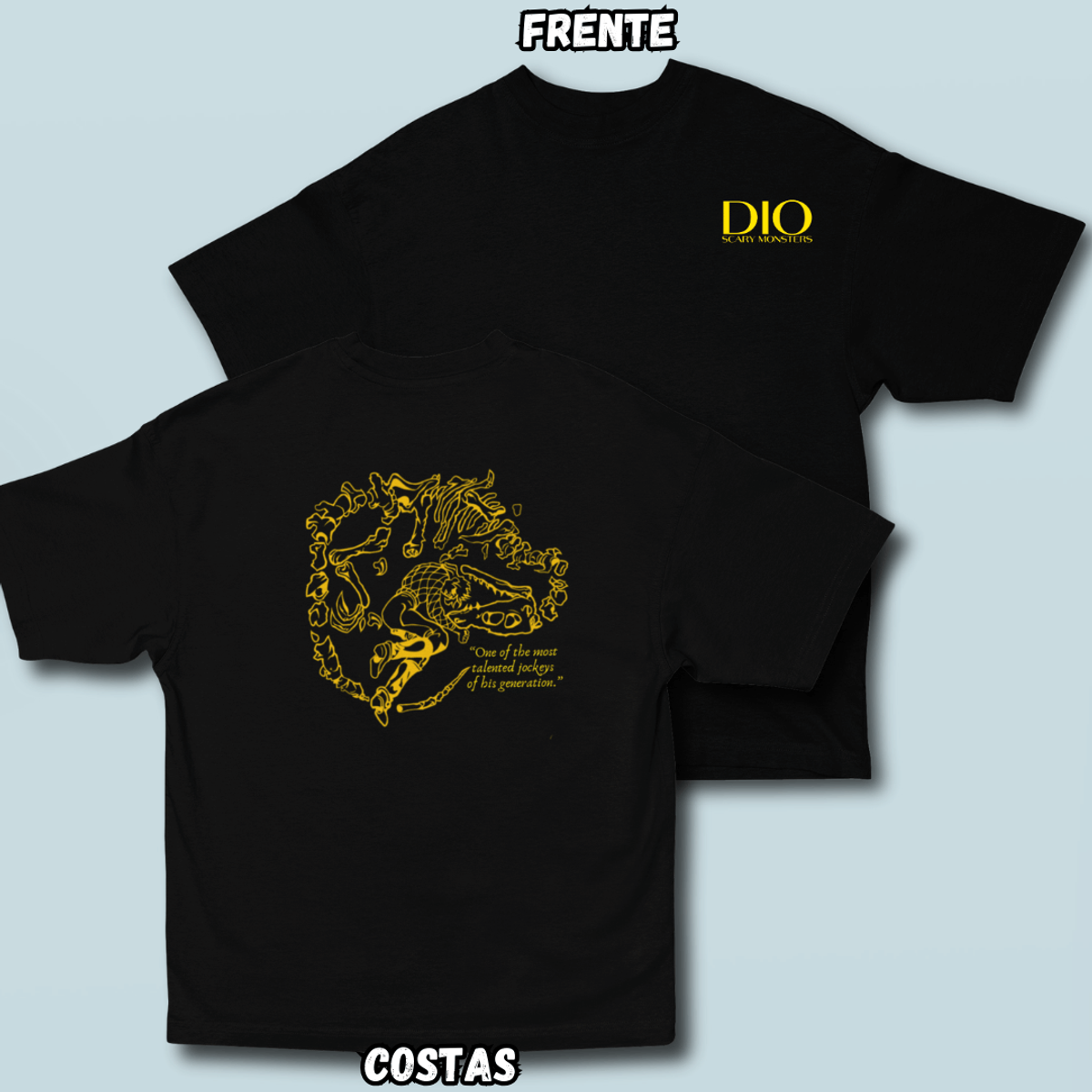 Nome do produto: Camiseta Oversized Diego Frente Costas