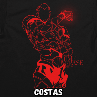 Nome do produtoCamiseta Oversized Time Erase Vermelho Frente Costas