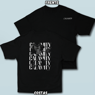 Nome do produtoCamiseta Oversized Calamity Wou Frente Costas