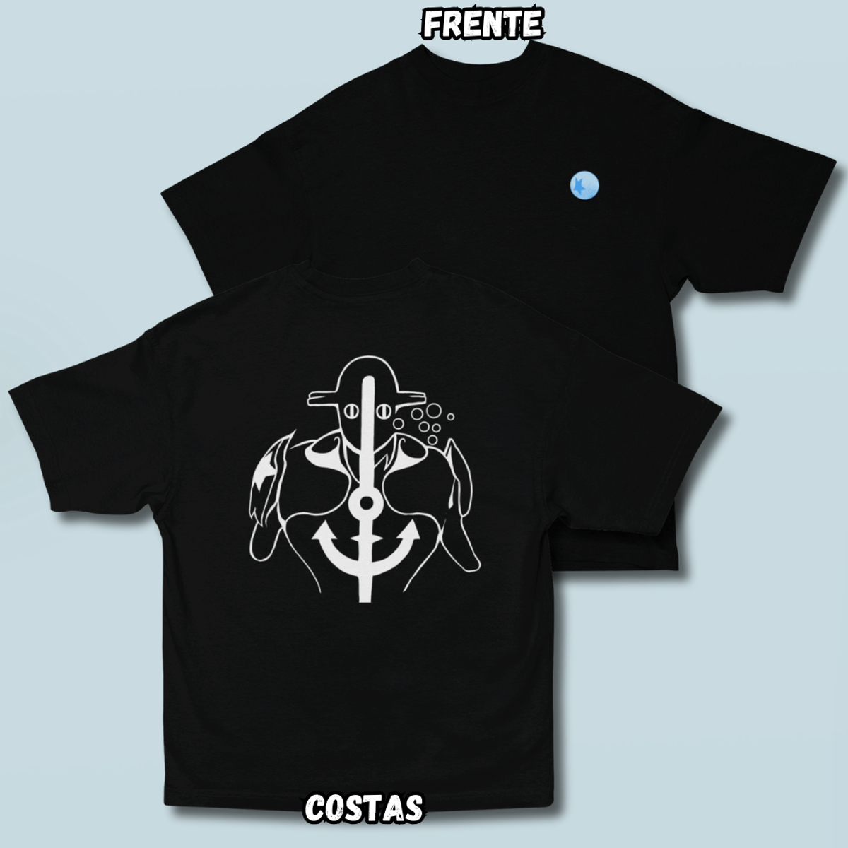 Nome do produto: Camiseta Oversized Soft Branco Frente Costas