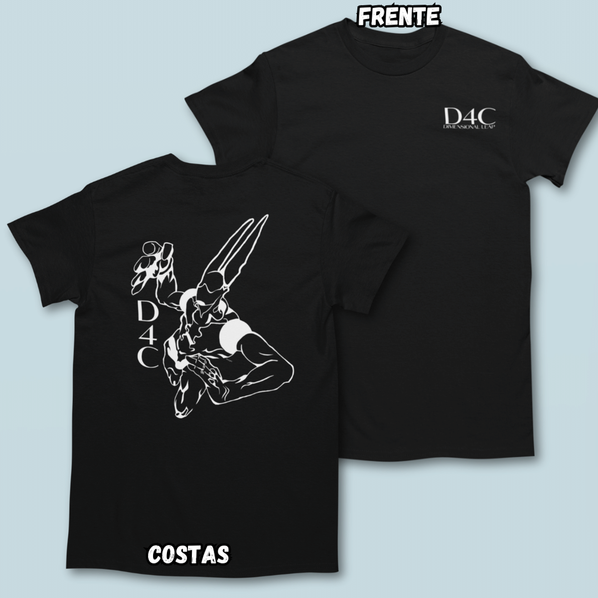 Nome do produto: Camiseta D4C Frente Costas