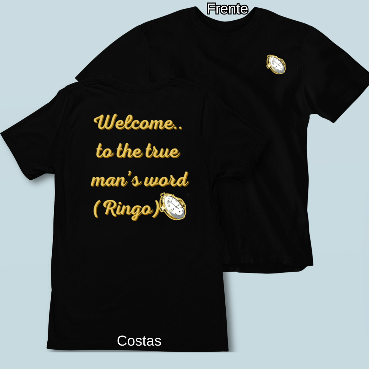 Nome do produto: Camiseta Ringo Frente Costas
