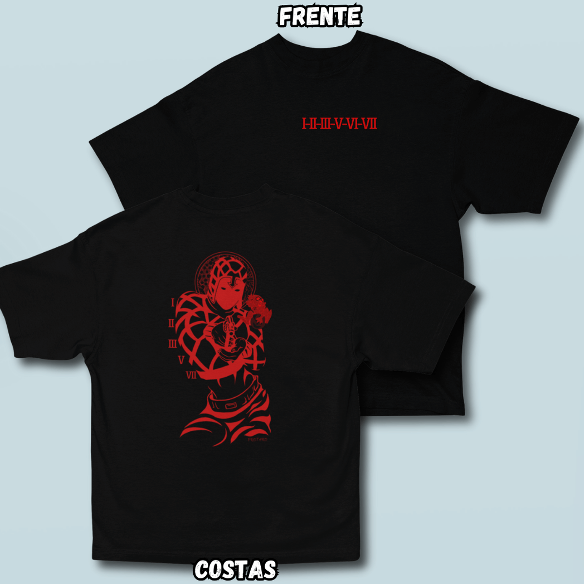 Nome do produto: Camiseta Oversized Mista Frente Costas