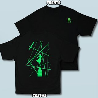 Camiseta Oversized Kakyoin Frente Costas