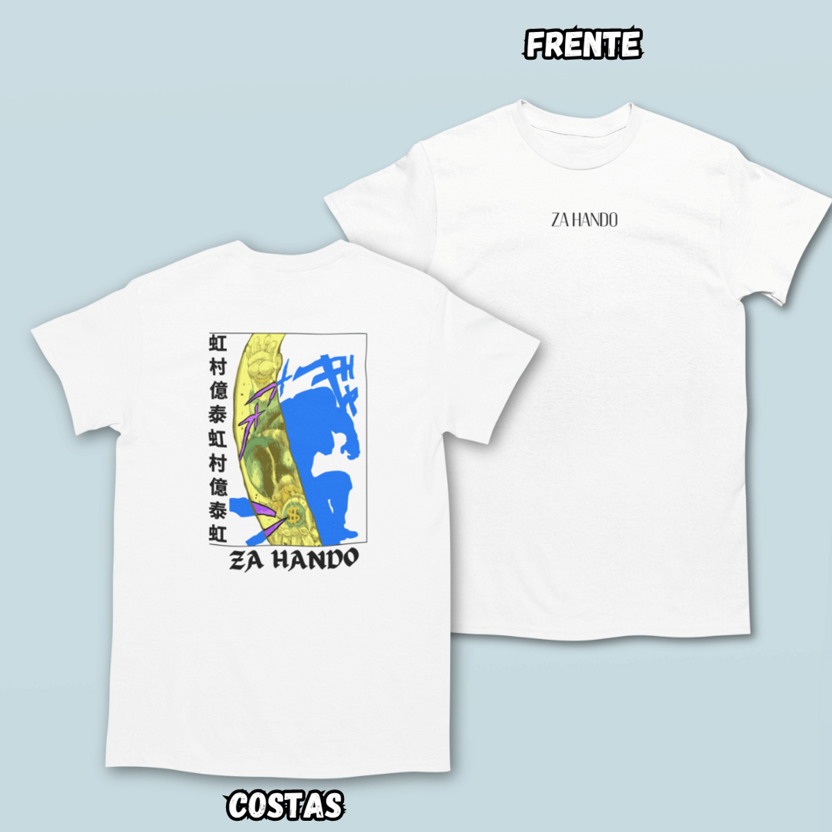 Nome do produto: Camiseta The Hand Frente Costas