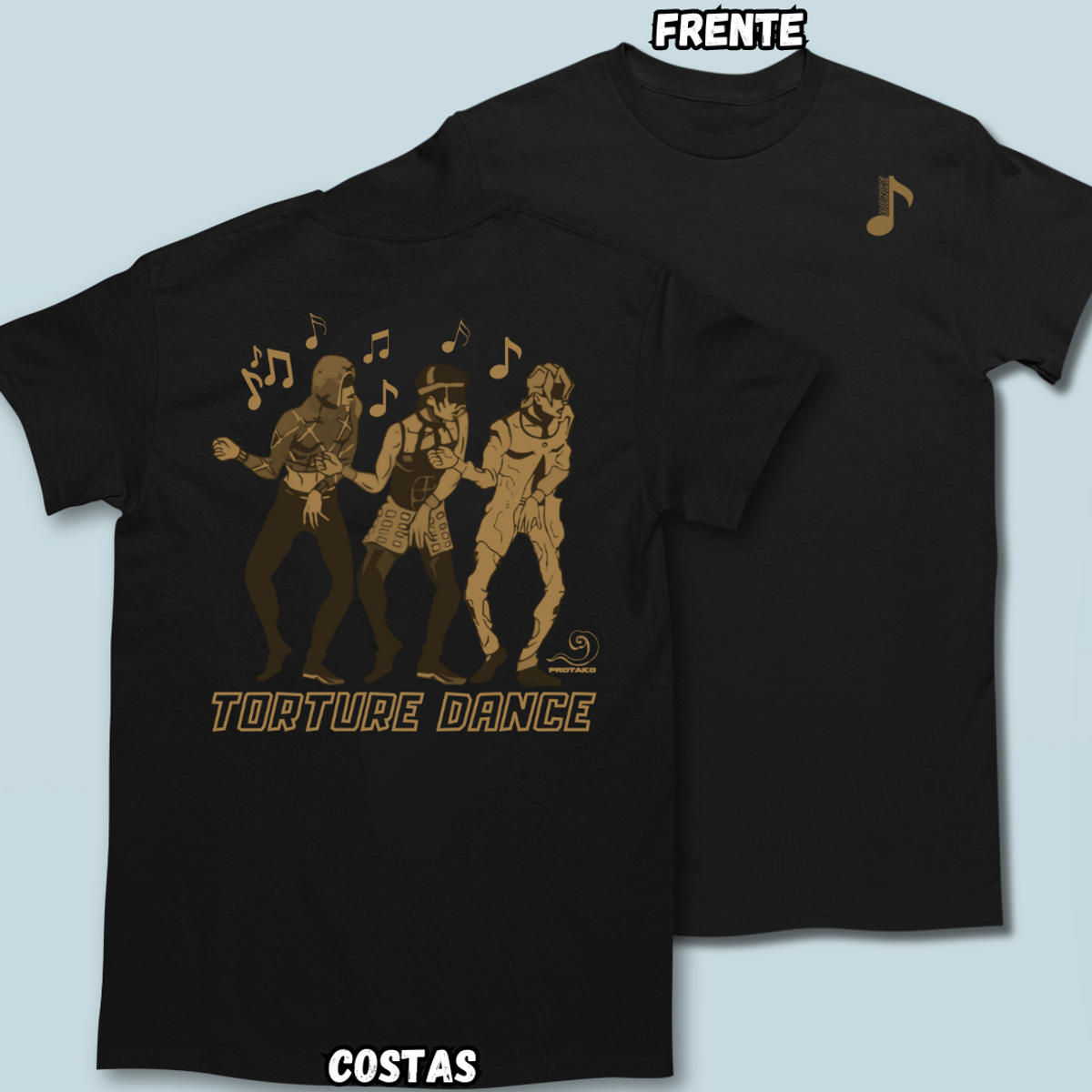 Nome do produto: Camiseta Torture Dance Frente Costas