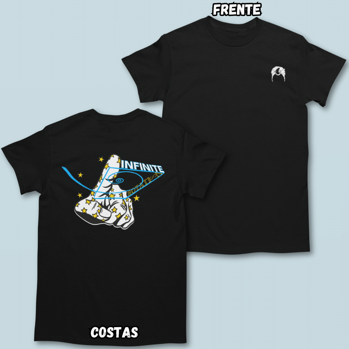 Nome do produto: Camiseta Johnny Infinite Frente Costas