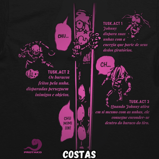 Nome do produtoCamiseta Tusk Acts Frente Costas