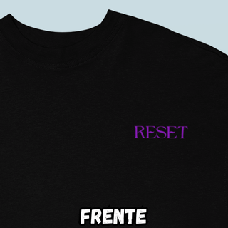 Nome do produtoCamiseta Oversized Reset Frente Costas