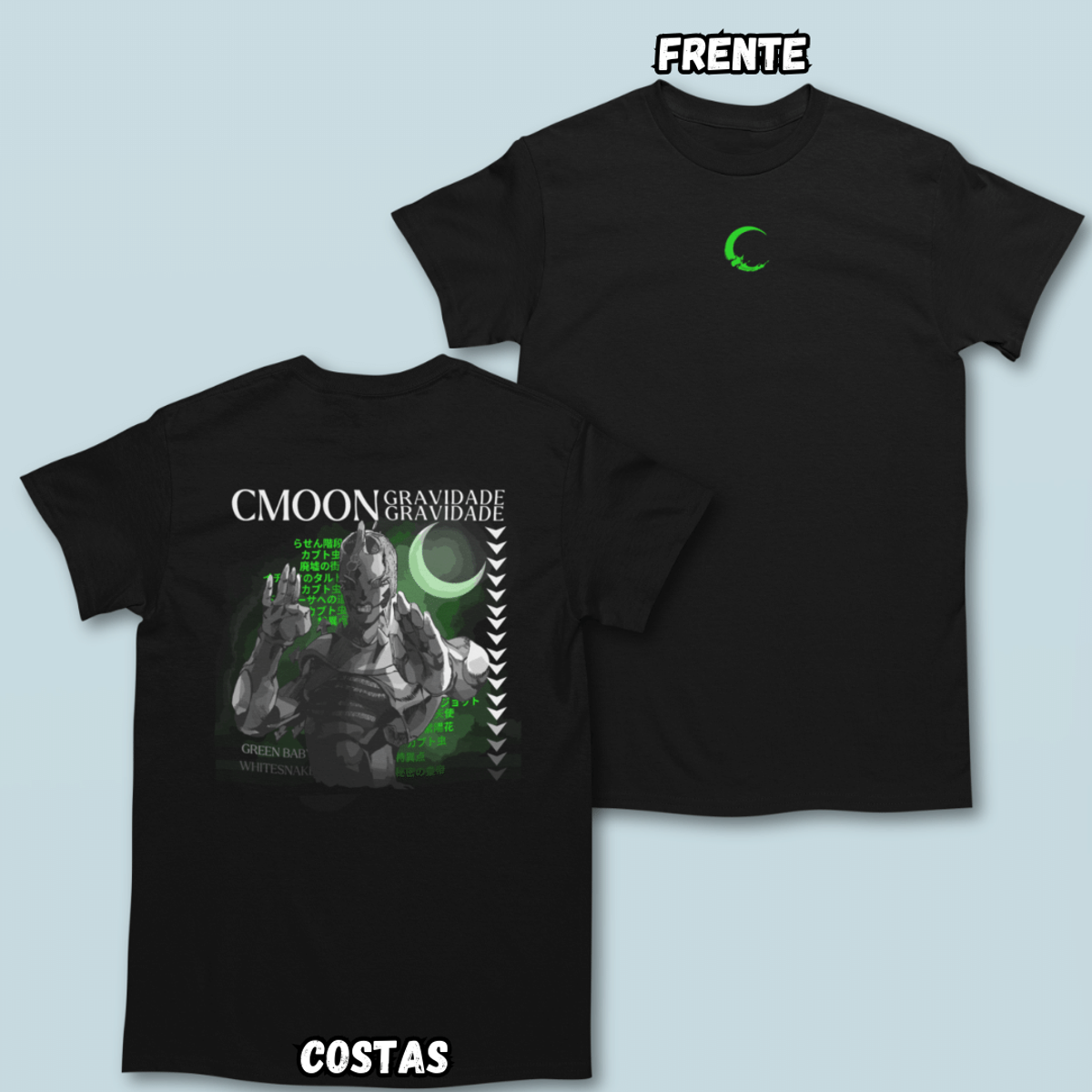 Nome do produto: Camiseta C-moon Frente Costas