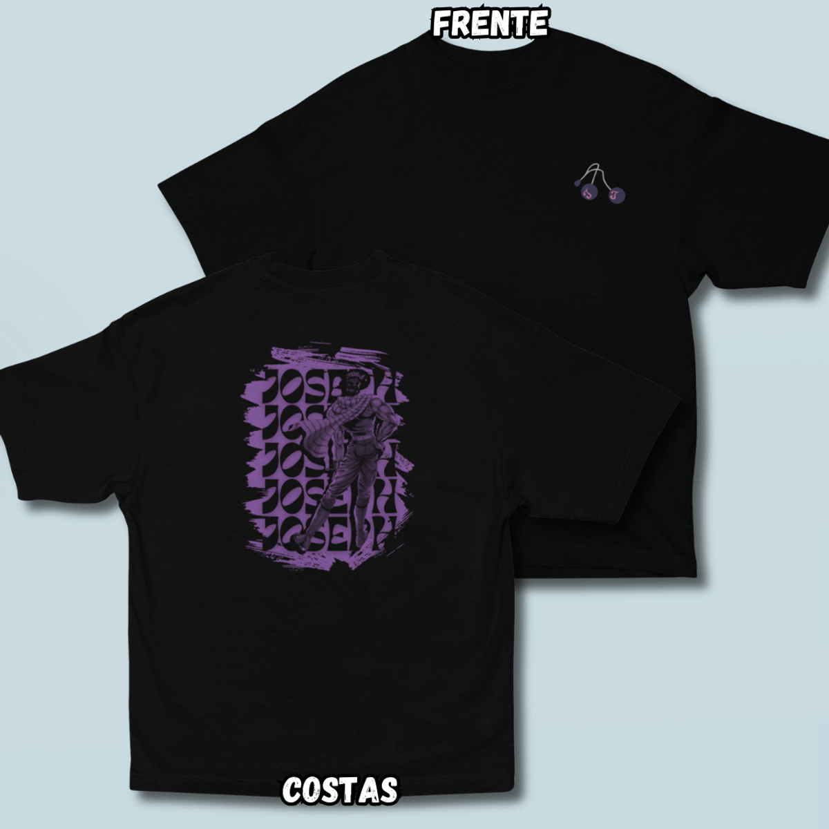 Nome do produto: Camiseta Oversized Joseph J Frente Costas