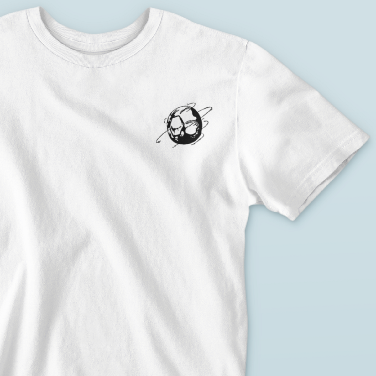 Nome do produto: Camiseta Minimalista SBR Branco Frente 