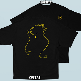 Camiseta Oversized Brando Frente Costas