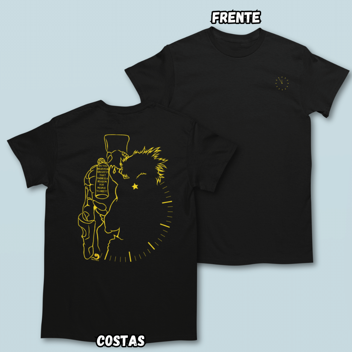 Nome do produto: Camiseta Dio Frente Costas 