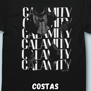 Nome do produtoCamiseta Calamity Wou Frente Costas